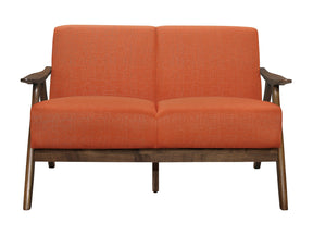 Damala Orange Loveseat - Ornate Home