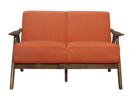 Damala Orange Loveseat - Ornate Home