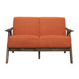 Damala Orange Loveseat - Ornate Home