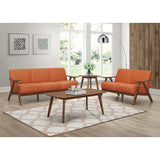 Damala Orange Loveseat - Ornate Home