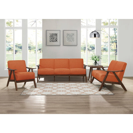 Damala Orange Sofa - Ornate Home