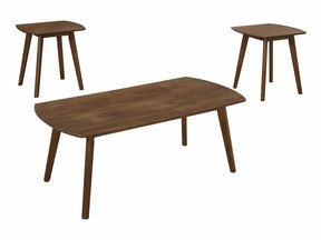 Damala Walnut 3-Piece Pack Occasional Set - Ornate Home