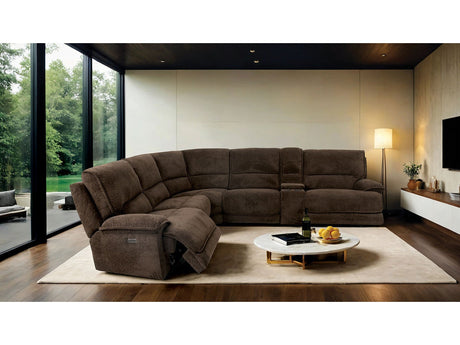 Damasus Java Power Sectional - Ornate Home