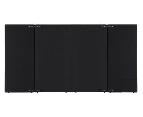 Damazy Black Eastern King Bed - Ornate Home