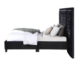 Damazy Black Eastern King Bed - Ornate Home