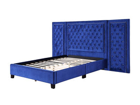 Damazy Blue Queen Bed - Ornate Home