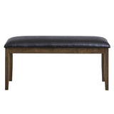 Damica Brown/Walnut Bench - Ornate Home
