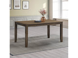 Damica Walnut Dining Table - Ornate Home