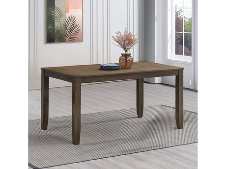 Damica Walnut Dining Table - Ornate Home