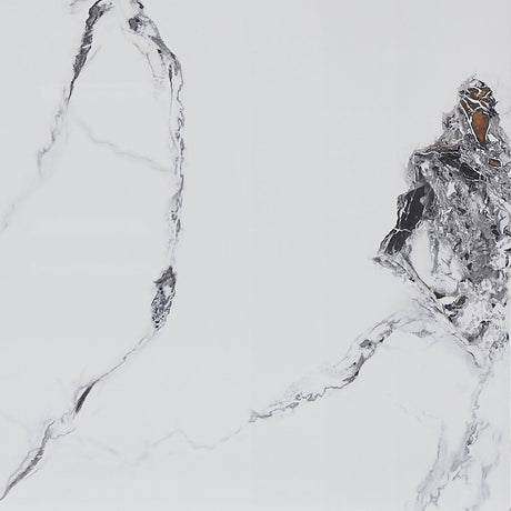 Damita Ceramic Top/Black Dining Table - Ornate Home