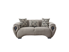 Damla Cream 3-pieces (Sofa & Loveseat & Chair) Living Room Set - Ornate Home