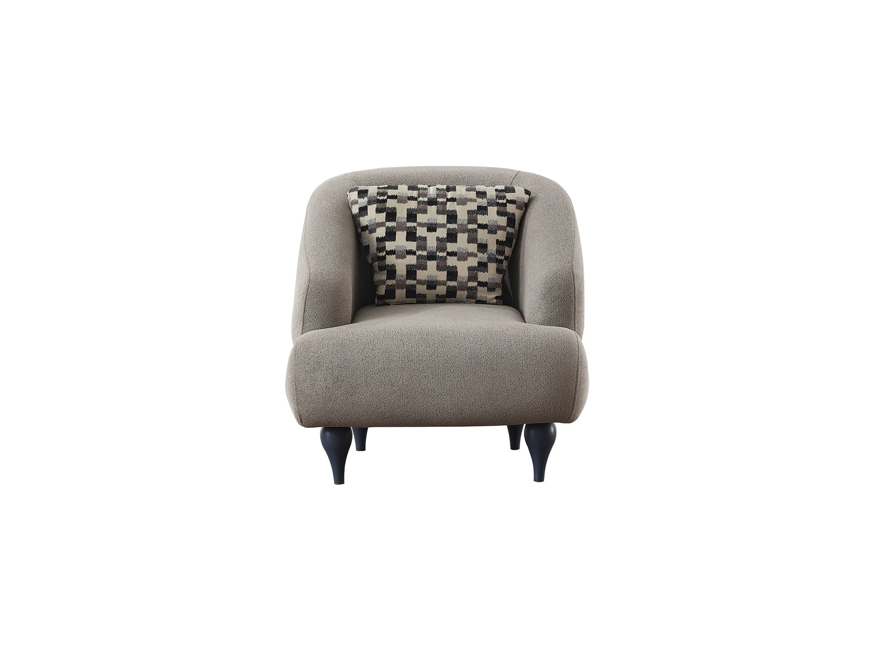 Damla Cream 3-pieces (Sofa & Loveseat & Chair) Living Room Set