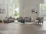 Damla Cream 3-pieces (Sofa & Loveseat & Chair) Living Room Set