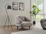 Damla Cream 3-pieces (Sofa & Loveseat & Chair) Living Room Set