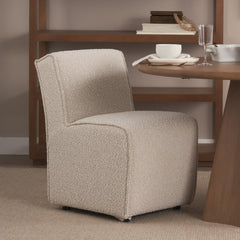 Damon Cream 20.5"W Barrel Back Dining Arm Chair (Set of 2) - Ornate Home
