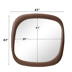 Dana Dark Walnut Accent Mirror - Ornate Home