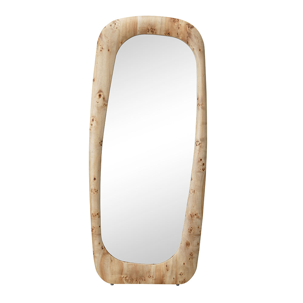 Dana Light Oak Floor Mirror - Ornate Home