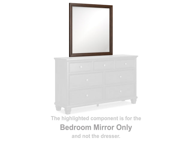 Danabrin Brown Bedroom Mirror - Ornate Home
