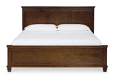 Danabrin Brown California King Panel 6-Piece Bedroom Set w/ 2 Nightstands - Ornate Home
