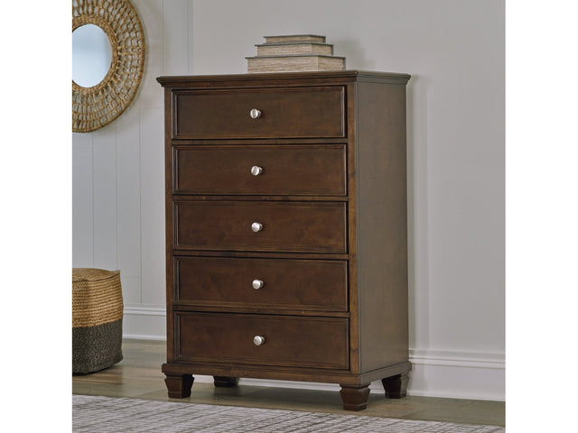 Danabrin Brown Chest of Drawers (Online Special Price) - Ornate Home
