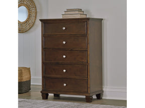 Danabrin Brown Chest of Drawers - Ornate Home