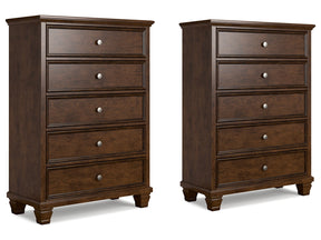 Danabrin Brown Chests (Set of 2) (Online Special Price) - Ornate Home