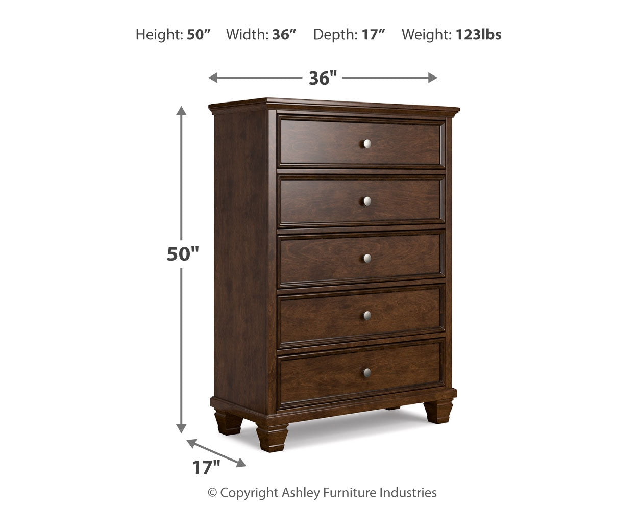 Danabrin Brown Chests (Set of 2) - Ornate Home
