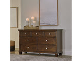 Danabrin Brown Dresser (Online Special Price) - Ornate Home