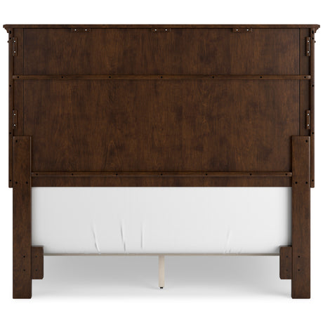 Danabrin Brown Full Panel 5-Piece Bedroom Set - Ornate Home