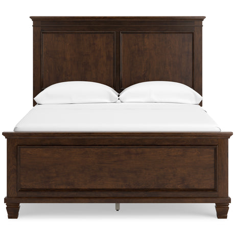 Danabrin Brown Full Panel 5-Piece Bedroom Set - Ornate Home