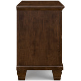 Danabrin Brown Full Panel 5-Piece Bedroom Set w/ 2 Nightstands - Ornate Home