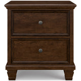 Danabrin Brown Full Panel 6-Piece Bedroom Set w/ 2 Nightstands - Ornate Home