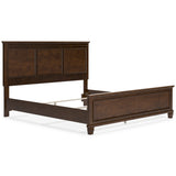 Danabrin Brown King Panel 4-Piece Bedroom Set - Ornate Home