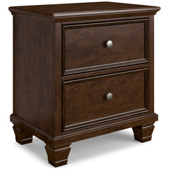 Danabrin Brown King Panel 6-Piece Bedroom Set w/ 2 Nightstands - Ornate Home