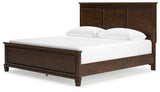 Danabrin Brown King Panel Bed - Ornate Home