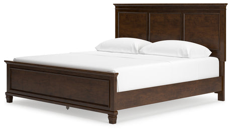Danabrin Brown King Panel Bed - Ornate Home