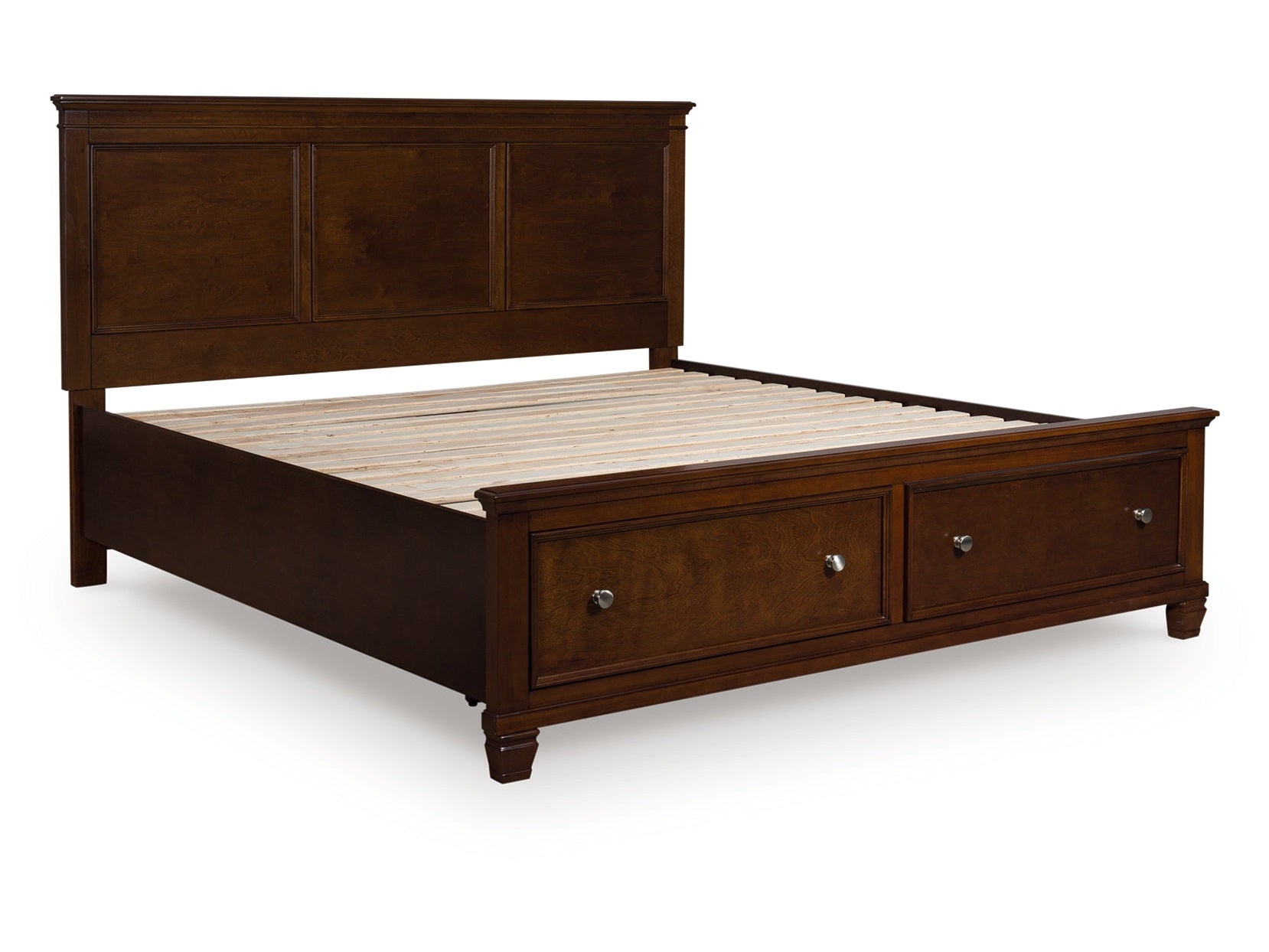 Danabrin Brown King Panel Storage Bed (Online Special Price) - Ornate Home