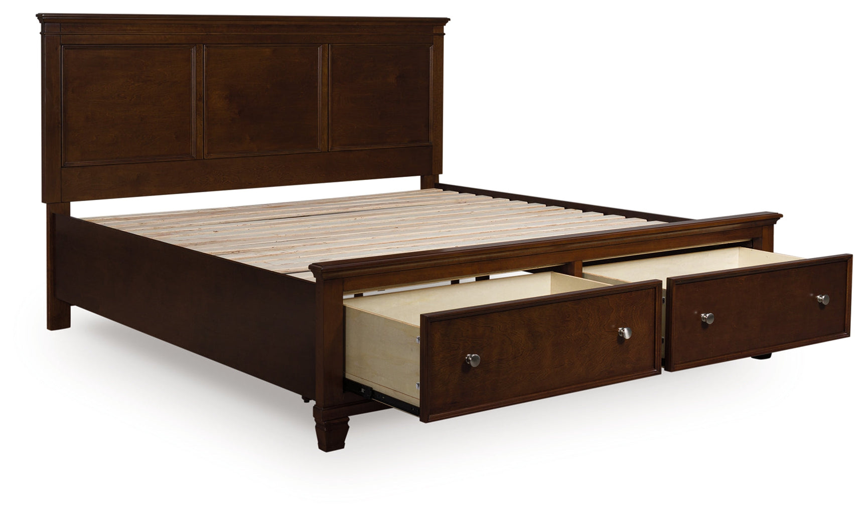 Danabrin Brown King Panel Storage Bed (Online Special Price) - Ornate Home