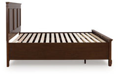 Danabrin Brown King Panel Storage Bed - Ornate Home