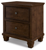 Danabrin Brown Nightstand - Ornate Home