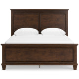Danabrin Brown Queen Panel 6-Piece Bedroom Set w/ 2 Nightstands - Ornate Home