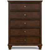 Danabrin Brown Queen Panel 6-Piece Bedroom Set w/ 2 Nightstands (Online Special Price) - Ornate Home
