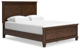 Danabrin Brown Queen Panel Bedroom Set with Dresser, Mirror and Nightstand (Online Special Price) - Ornate Home