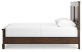 Danabrin Brown Queen Panel Bedroom Set with Dresser, Mirror and Nightstand (Online Special Price) - Ornate Home