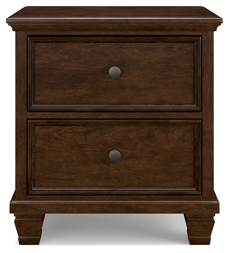 Danabrin Brown Queen Panel Bedroom Set with Dresser, Mirror and Nightstand (Online Special Price) - Ornate Home