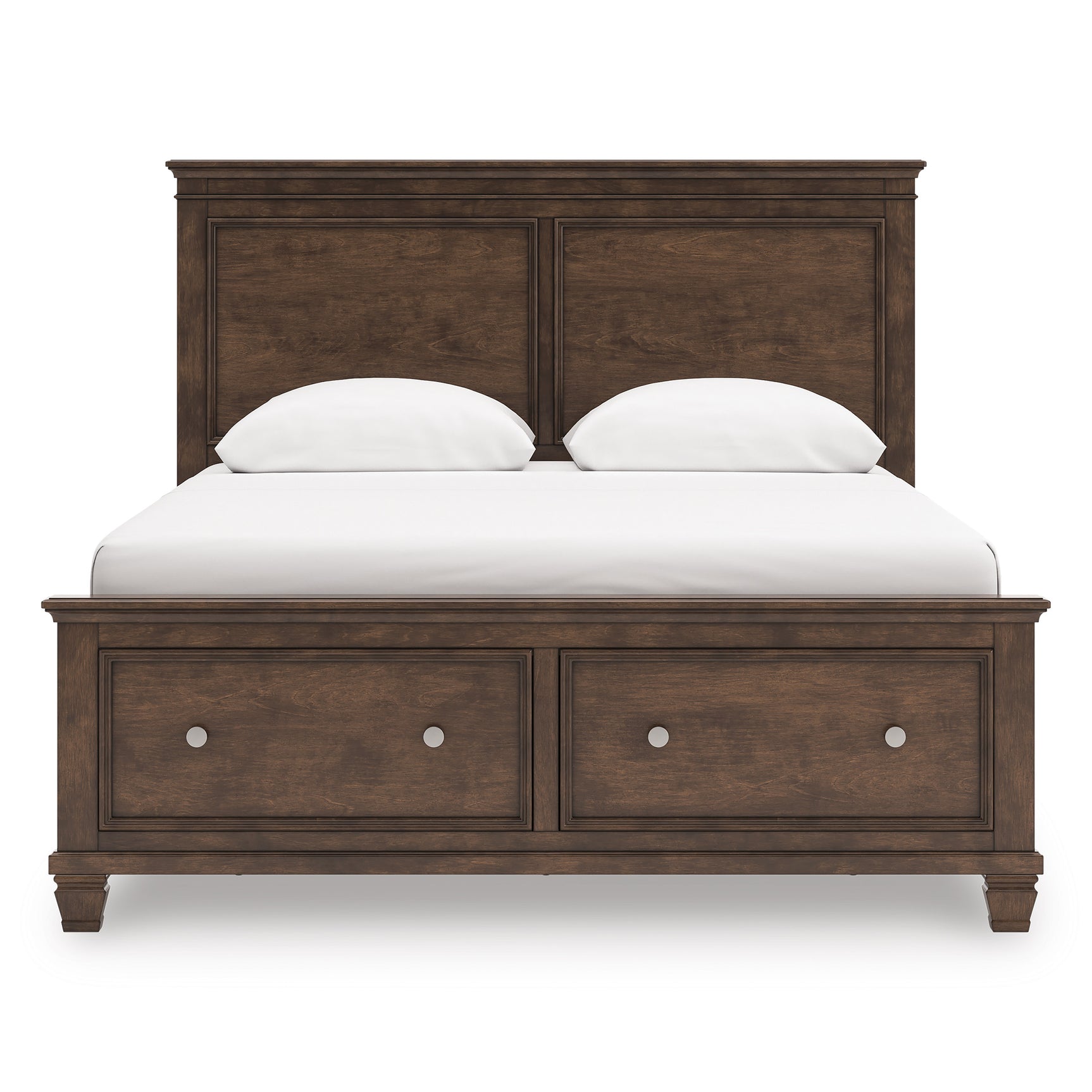 Danabrin Brown Queen Panel Storage Bed - Ornate Home