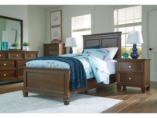Danabrin Brown Twin Panel 5-Piece Bedroom Set (Online Special Price) - Ornate Home