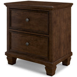 Danabrin Brown Twin Panel 5-Piece Bedroom Set - Ornate Home