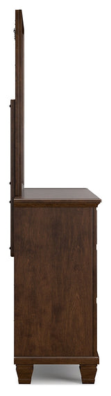 Danabrin Brown Twin Panel 6-Piece Bedroom Set w/ 2 Nightstands (Online Special Price) - Ornate Home