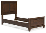 Danabrin Brown Twin Panel 6-Piece Bedroom Set w/ 2 Nightstands (Online Special Price) - Ornate Home
